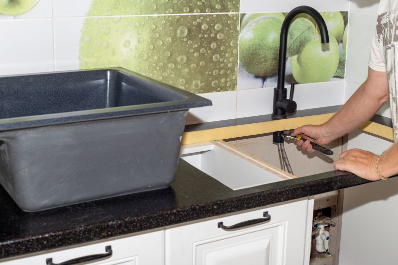 Finished Kitchen Sink Installation